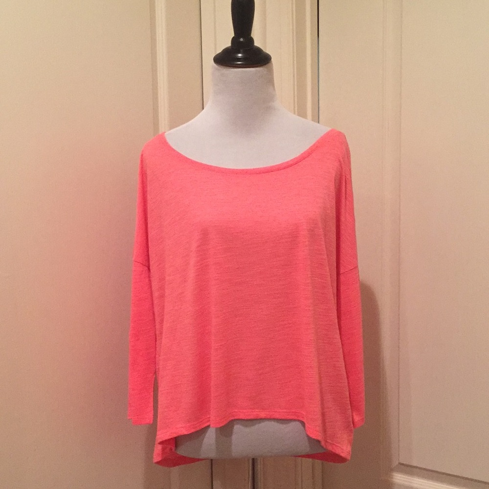 American Eagle high-low slouchy top